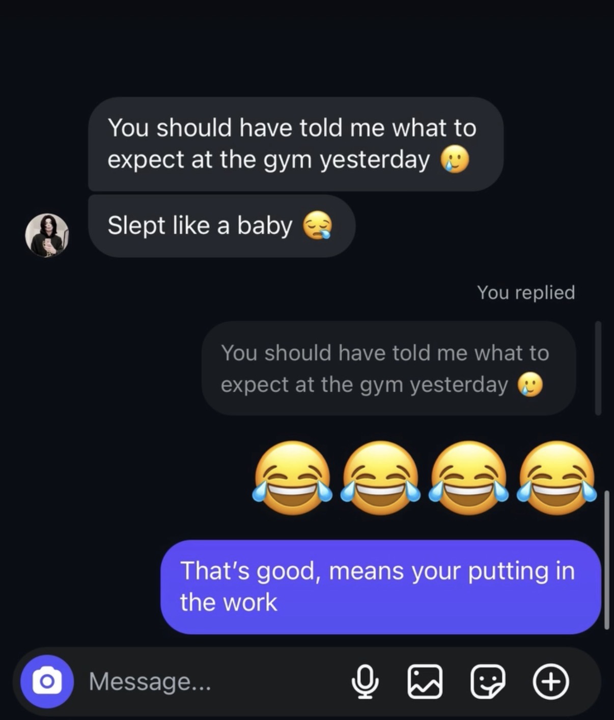 Client slept like a baby after first session